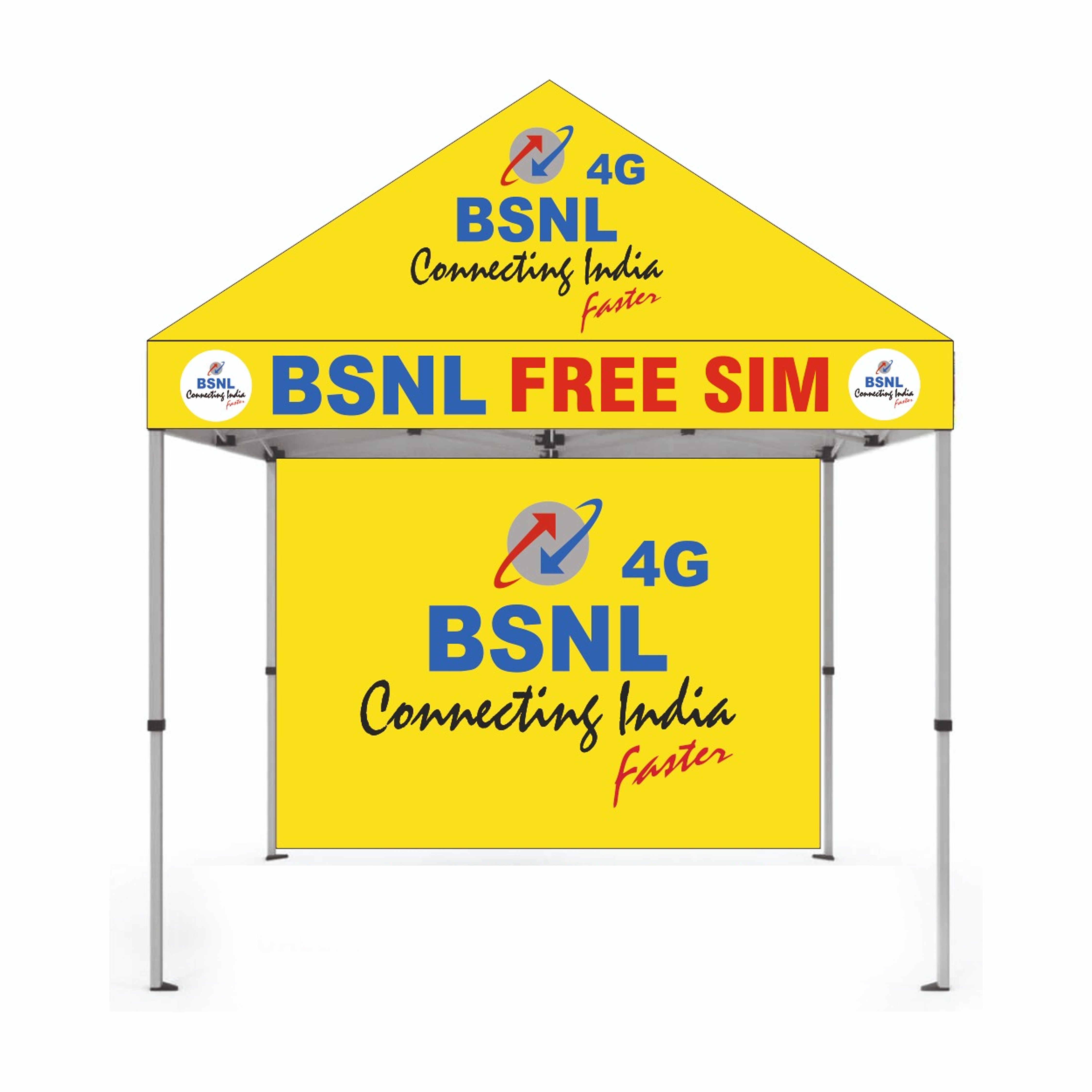 Advertising gazebo with branding - Image 1